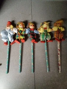 36 In Box 9" Assorted Clown Pencils - Picture 1 of 1