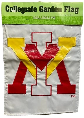 BANDERA DE JARDÍN VERTICAL INSTITUTO MILITAR VMI VIRGINIA, CON LICENCIA, 12 x 18 Foto 1 de 2