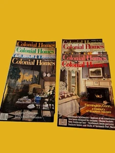 (9) COLONIAL HOMES MAGAZINES CHRISTMAS INCL CRAFTS FOOD DECOR US HISTORY 1992-93 - Picture 1 of 10