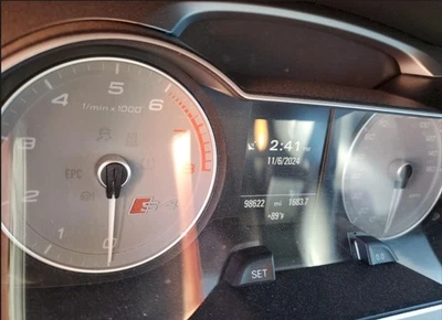 S4 2015 equipo original velocímetro calibre grupo 98 k millas Audi Foto 1 de 4