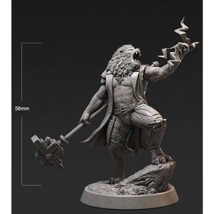 Kit Modelo Impresión 3D 1/32 56mm Guerrero Rey León Sin Pintar - Imagen 1 de 1