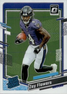 Zay Flowers - Rated Rookie - 2023 Donruss Optic Football #210 - Bild 1 von 2