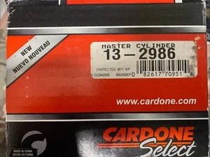 Cardone Select, parte #13-2986/M630338, cilindro maestro de freno con depósito - Imagen 1 de 7