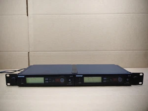 LOT of (2) SHURE SLX4 Wireless Microphone Receiver H5 518-542MHz ✔✔ **NO A/C** - Picture 1 of 12