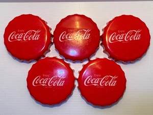Vintage Coca-Cola Flaschenverschluss Freeze Ice Packs (5) Eisbeutel 4" - Bild 1 von 20