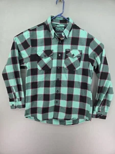 Dixxon Flannel Co. Shreddy Long Sleeve Plaid Party Shirt Men's Medium - Picture 1 of 9
