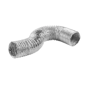 Secadora de ropa Lambro 498C conducto de transición laminado 4 pulgadas x 8 pies - Imagen 1 de 1
