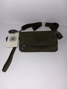 Kipling Women’s Lynne 3-In-1 Crossbody Bag Olive Green NWT - Picture 1 of 9