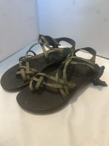 Sandalias Chaco verde oliva con tiras senderismo al aire libre punta lazo para mujer 9 - Imagen 1 de 10
