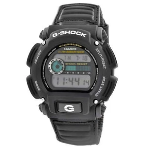 Casio DW9052V-1 Men's G-Shock Digital Alarm Shock Resistant Black Resin Watch - Picture 1 of 3