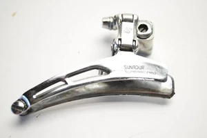 SUNTOUR SUPERBE PRO BICYCLE DIRECT MOUNT BOTTOM PULL DOUBLE FRONT DERAILLEUR - Picture 1 of 6