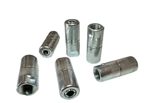 Grease Gun Coupler Fitting For Grease Nipples, Heavy Duty 4 Steel Jaws, 1/8” NPT - Picture 1 of 16
