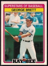 1989 Kay-Bee Superstars of Baseball #2 George Brett - Kansas City Royals