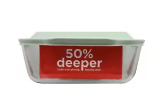 NEW! Pyrex Deep 3 Glass Baking Dishes with 3 Lids | Up to 50% Deeper than Pyrex - Picture 1 of 4