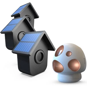 HTZSAFE 1/2 Mile Long Range Outdoor Weatherproof Solar 1 Receiver + 3 Sensors - Picture 1 of 9