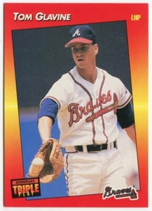 1992 Donruss Triple Play #7 Tom Glavine Atlanta Braves - Bild 1 von 2