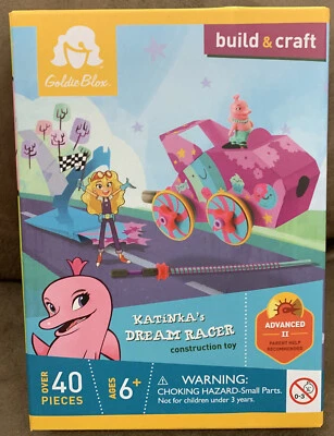 GOLDIE BLOX KATINKA’S DREAM RACER BUILD & CRAFT 40+ PIEZAS EDADES 6+ AVANZADO II Foto 1 de 2