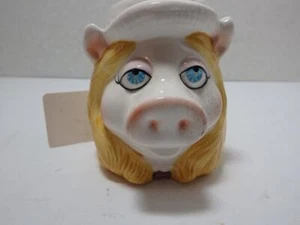 NWT Vintage Ms Piggy Sigma Tastesetter Ceramic Mug Muppets Cup Jim Henson - Foto 1 di 3