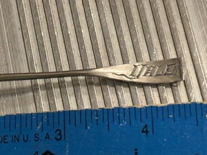 1890s Yale Crew Rowing Figural oar Sterling souvenir spoon Towle silver - Picture 1 of 5