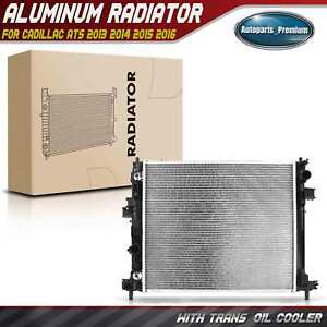 Automatic Trans. Radiator w/ Oil Cooler for Cadillac ATS 2013 2014-2016 L4 2.5L