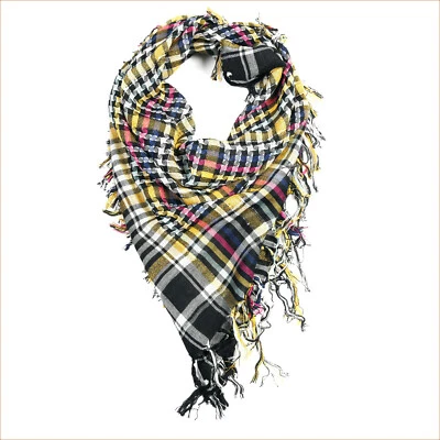 LONDINI Damen Winterschal Halstuch ca 100 x 100 cm Schal Baumwolle Tuch Kopftuch (40-3)