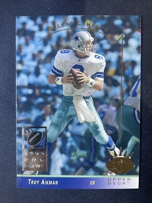 1993 SP #64 Troy Aikman Dallas Cowboys T293 - Image 1 of 3