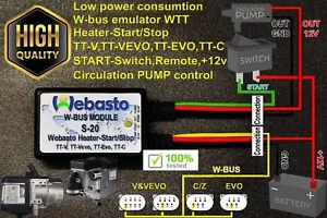 Webasto W-bus module S-20 Autonomous TT-V,TT-VEVO,TT-EVO,TT-C - Picture 1 of 1