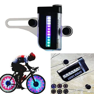 LED Fahrrad Speichenlicht Reflektoren Blitz Beleuchtung Radfahren Speichen Licht - Bild 1 von 10