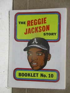 1970 Topps Reggie Jackson Booklet NM - Picture 1 of 2