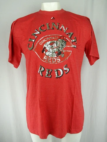 Cincinnati Reds MLB Majestic Men's Big and Tall Graphic T-Shirt Cover