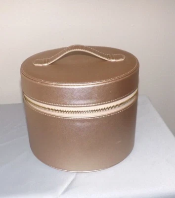 Bobbi Marrón Maquillaje Joyería Viaje Tren Estuche con Espejo Terciopelo Forrado Etiquetas Colgantes Foto 1 de 4