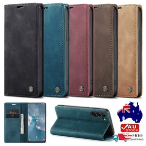 For Samsung S25 S24 S23 S22 S21 FE S20 Plus Ultra Wallet Leather Case Flip Cover - Picture 1 of 81