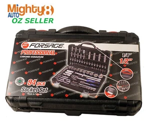 94pc 1/2" & 1/4" Dr. Socket & Screwdriver Bit Torx Ratchet Dr. Kit Taiwan Made - Picture 1 of 5