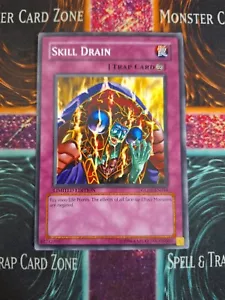 Yu-Gi-Oh! TCG Skill Drain GLD1-EN044 Limited Common Near Mint - Picture 1 of 4