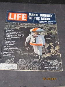 # Life Magazine 1962 April 27 Men's Journey to the Moon Greatest Adventure of Al - Picture 1 of 2