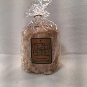 Warm Glow Candle Co. Snickerdoodle Candela profumata 6" immersa a mano in Indiana - Foto 1 di 5