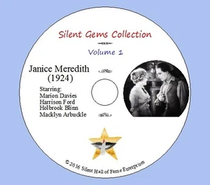 DVD "Janice Meredith" (1924) Marion Davies, Harrison Ford, Classic Silent Drama - Picture 1 of 6