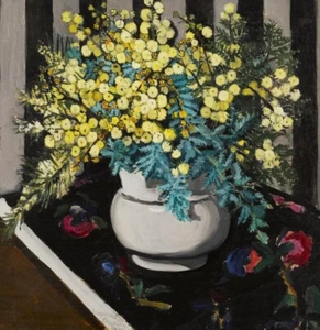 Wattle Margaret Preston 1928 Australian Modern Still Life Print Decor - Picture 1 of 2