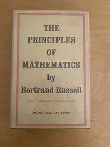 Bertrand Russell / THE PRINCIPLES OF MATHEMATICS 1956 7th Impresion 2nd Ed HCDJ - Picture 1 of 17