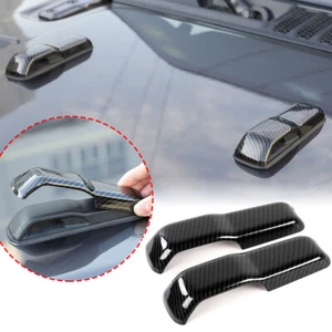 Car Engine Hood Hinge Cover Stickers Exterior Trim for Jeep Wrangler JL 2018 - Picture 1 of 6