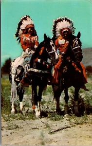 First Americans in Full Dress Postcard - Picture 1 of 2