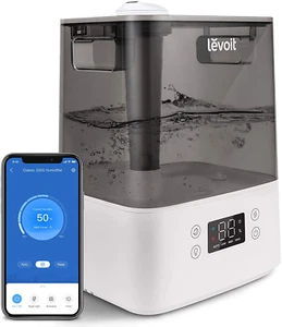 LEVOIT Cool Mist Humidifier 6Liter Smart WiFi Top Fill Ultrasonic works w/ Alexa - Picture 1 of 9