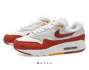 Nike Air Max 1 LX ‘Rugged Orange’ - Unisex Trainers - FD2370 100 - UK 7.5/EUR 42 - Picture 1 of 9