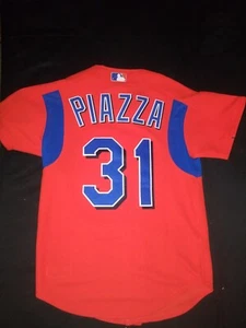 mike piazza New York Mets Cooperstown Authentic Mitchell & Ness Jersey - Picture 1 of 4
