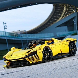 High-Tech Super Sport Car Model 3778Pcs S.P.3 Building Blocks Bricks MOC 1/8 - Picture 1 of 57