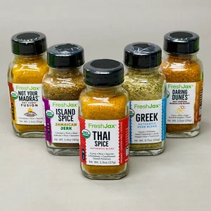 FRESHJAX (5 PACK) Taste the World Seasonings Organic Sampler 2 oz BB 03/24 - Picture 1 of 9