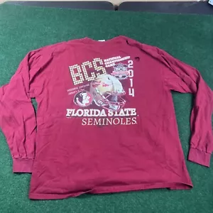 2014 BCS National Championship Game T shirt Florida State vs Auburn - 2XL - Picture 1 of 10