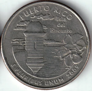 USA - 2009D - Washington ¼ $ - Puerto Rico - Low Mintage - #19128 - Picture 1 of 2