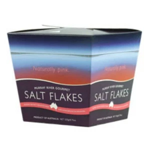 Murray River Salt Flakes 250g box. Pink Salt. Gourmet - Foto 1 di 1