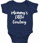 Infant Baby Bodysuit One-Piece Cute Fun Romper Letter Mommys Little Cowboy